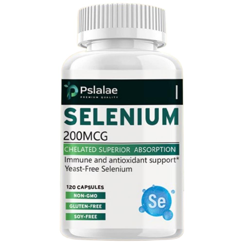 Selenium supplement, 200 micrograms per capsule, high absorption rate, gluten free. 2 pcs, 120 tablets