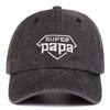 New Letter Embroidered Washed Dad Hat Unisex Spring Autumn Outdoor Fishing Sunscreen Baseball Cap