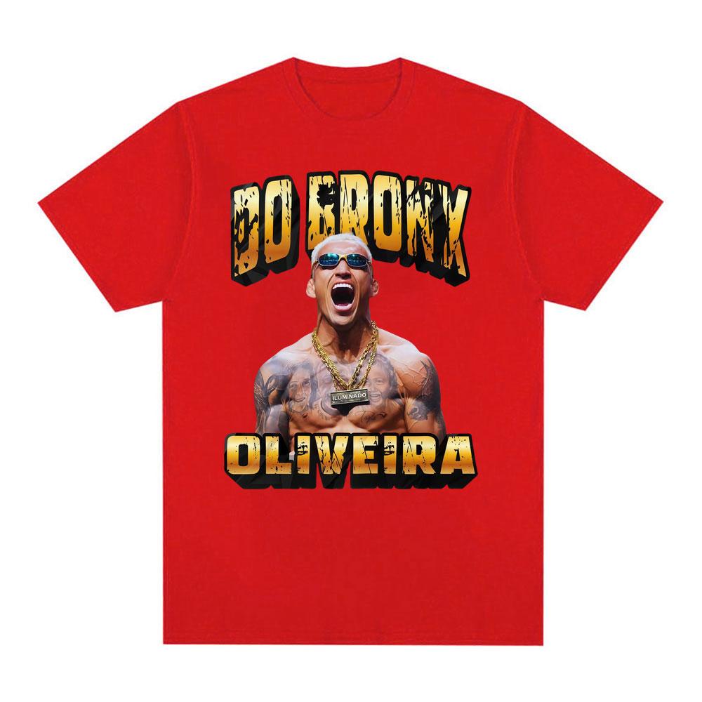 Charles Oliveira Do Bronx Fan Gift T Shirt Unisex Women Fashion Vintage Short Sleeve Tshirts Casual Cotton Cool Oversized Tshirt