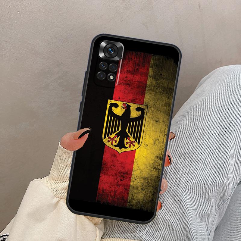 

Germany Flag Emblem For Xiaomi Redmi Note 14 10 11 12 13 15 Pro Plus Case Cover For Redmi 15 15C 14C 10C 12C 13C Redmi 13 4G