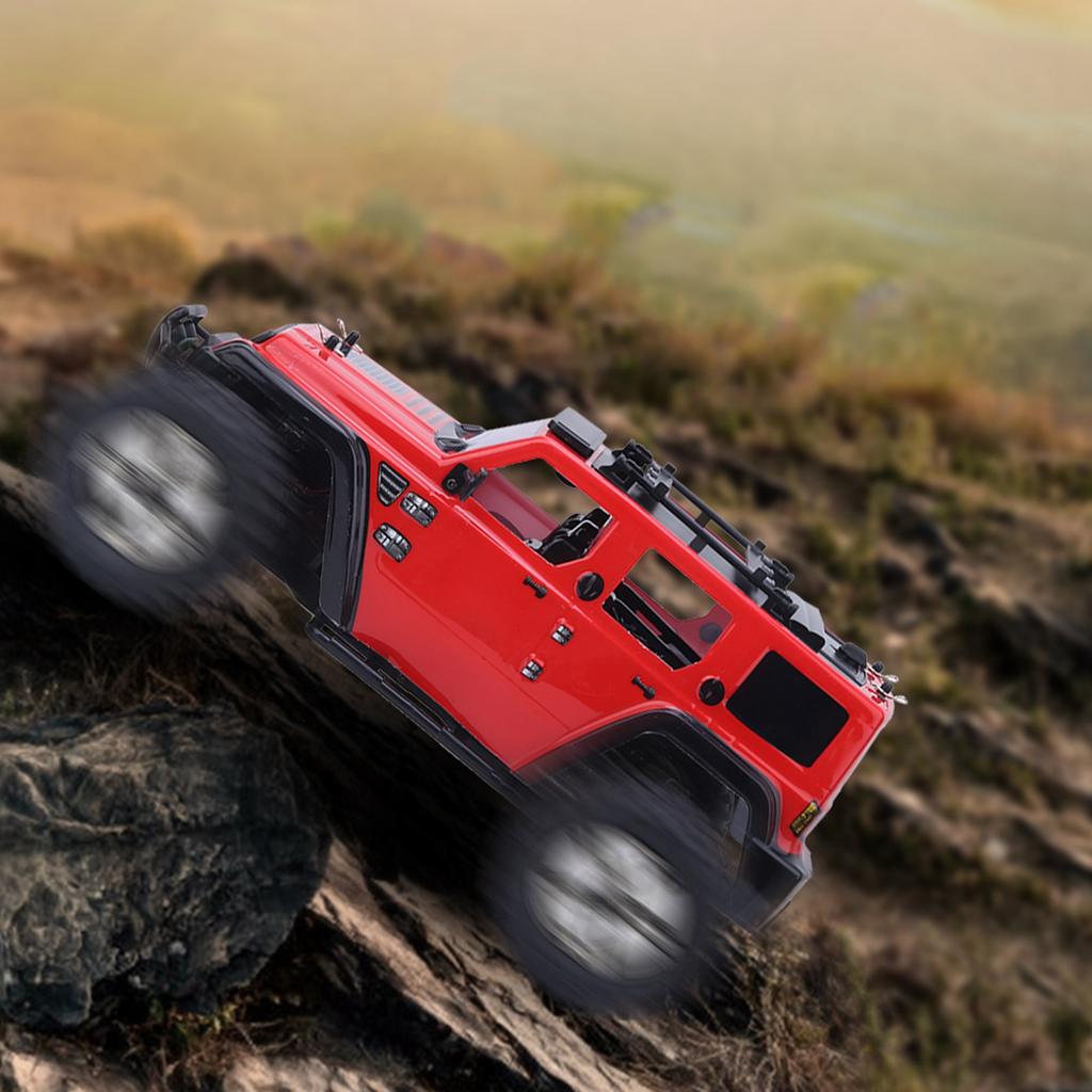 BG1521 1:14 Four Wheel Drive 2.4G 35Km H High Speed Off Road Remote Control Model Car(Red )