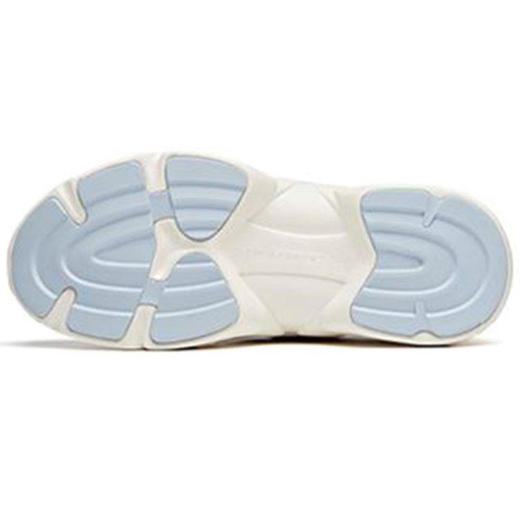 Anta Cushioning Slip Resistant Abrasion Resistant Low top Running Shoes Women's White Blue Pink 122028882-2