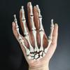 New1 Pairs Halloween Skeleton Claw Hand Bone Shelf Ghost House Chamber Bar Terror Decoration Props Trick Hanging Accessories