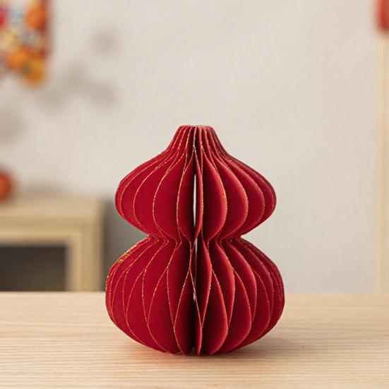 Christmas Tree Hanging Ornament Set Easy Assembly Festive Hanging Decor 3D Honeycomb Paper Decoration