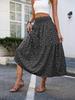 European & American Fashionable Floral High-Waisted Skirt for Women 2026