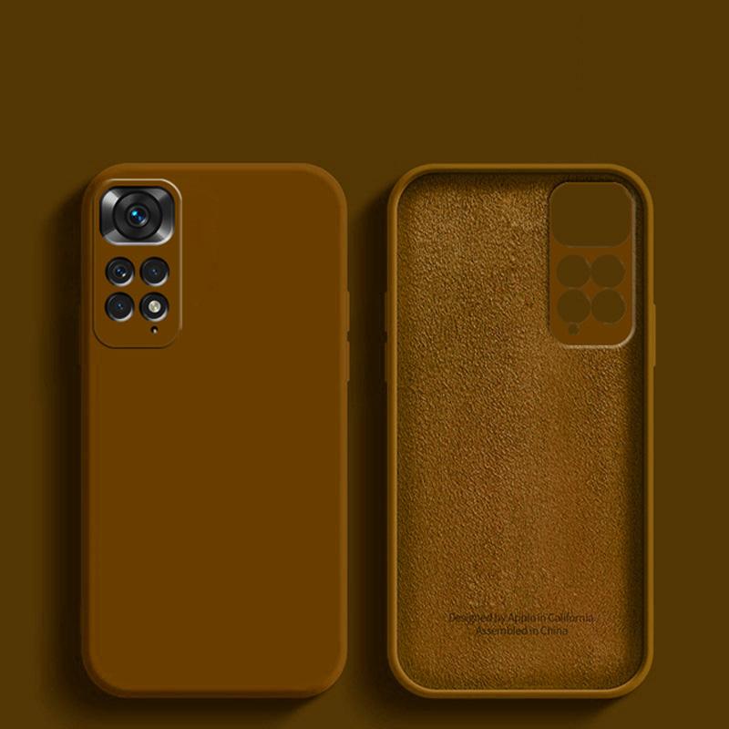 Capa de silicone líquido original de luxo para XiaoMi RedMi Note 11 Pro 5G 11s 10 note 13 pro 5G redmi note 12 capa de telefone global