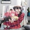 1 Pezzo Coperta in Flanella con Stampa Cartone Animato, Alta Qualità Confortevole per Tutte le Stagioni, Decorazione per la Casa, Calore e Comfort, Perfetta per Regalo di Natale Compleanno