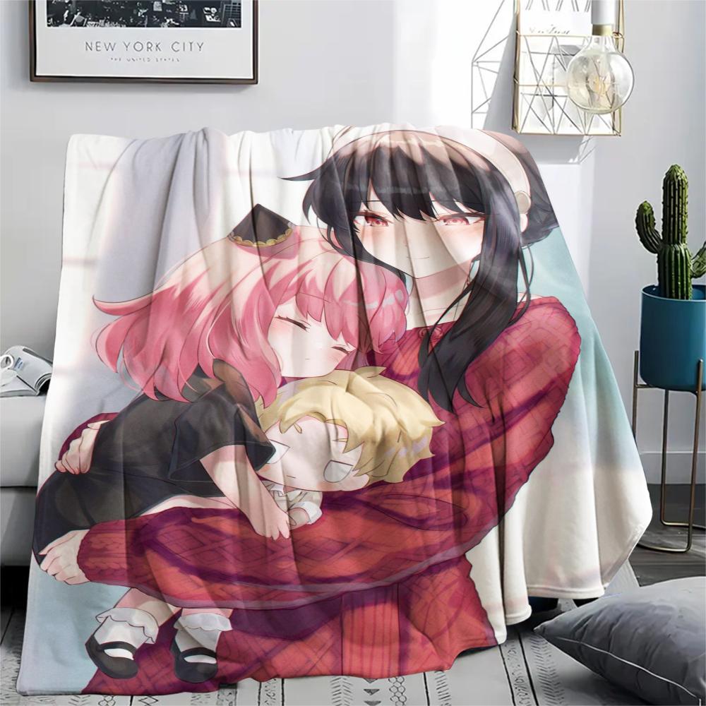 1 Pezzo Coperta in Flanella con Stampa Cartone Animato, Alta Qualità Confortevole per Tutte le Stagioni, Decorazione per la Casa, Calore e Comfort, Perfetta per Regalo di Natale Compleanno