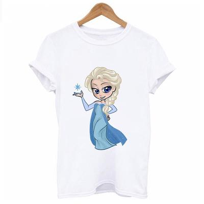 Disney Frozen Elsa Anna Girls Fashion T-Shirt and Bike Shorts Set