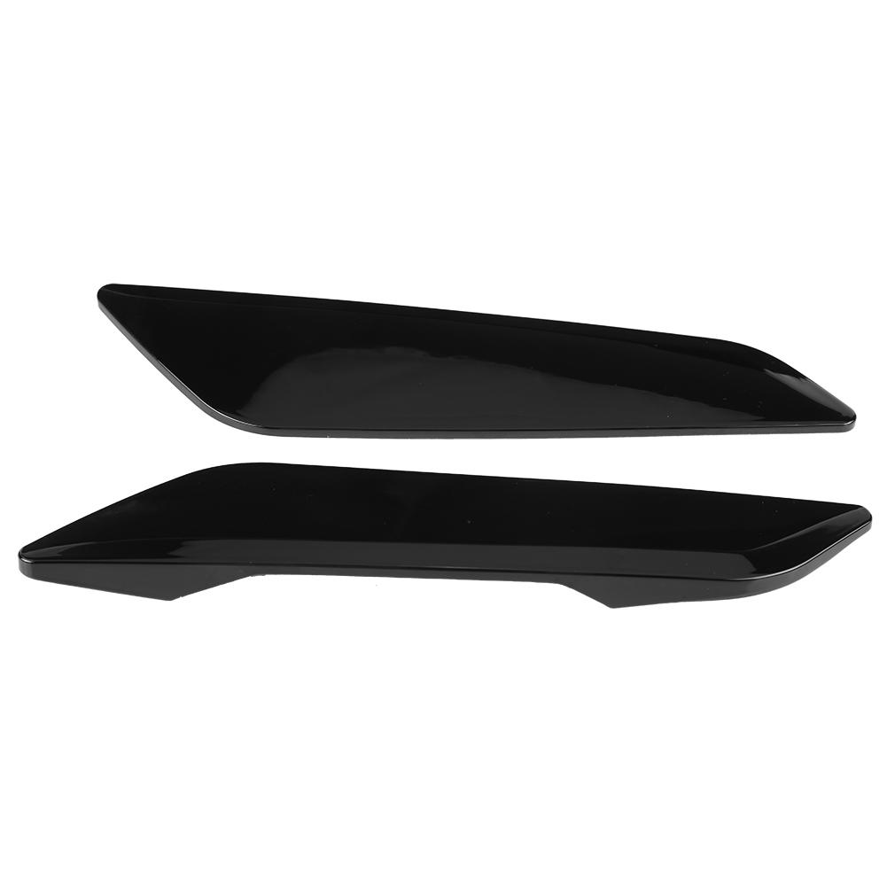 2Pc For BMW 5 Series G30 2017 2018 Fender Vent Outlet Cover Trim Decorative Sticker PiaNo Black