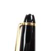 Very Good MONTBLANC Ballpoint pen Meisterstck White Star Twist Type Black gold mens Used