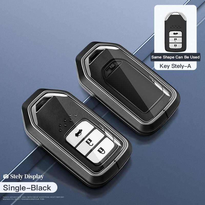 

Universal Honda Civic Key Cover for Accord, XRV, Guandao, Haoying, and Xingge - Stylish Car Key Bag with Buckle Neutral English Packaging