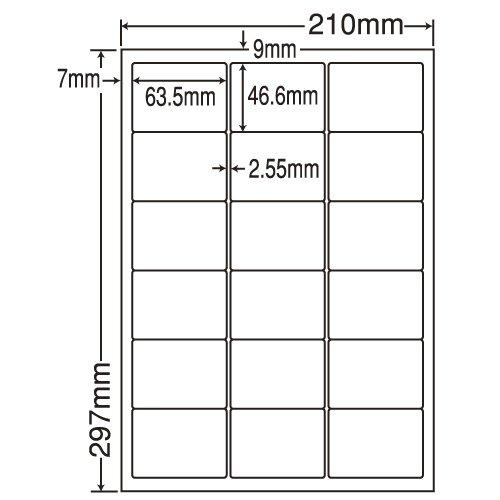 

Листовая нарезка этикеток Toyo Printing A4, 18 страниц, коробка 500 шт. LDW18PE (1 лист)