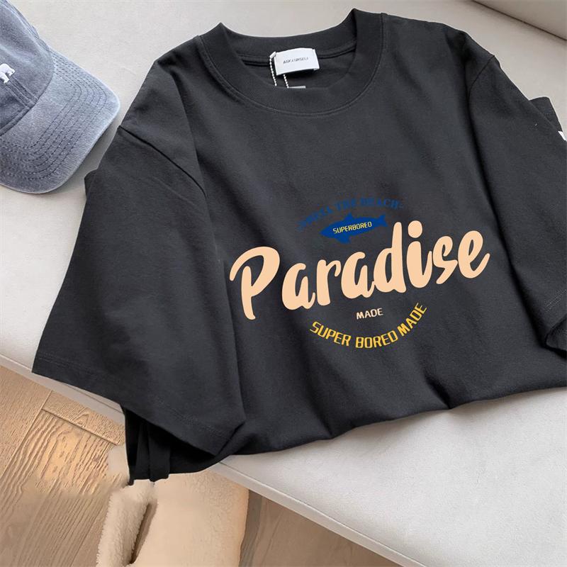 2025Printed Short Sleeve Plus Size Women's Short Sleeve T-Shirt Summer Loose Women's T-Shirt High Quality Letter Pattern CCXX207