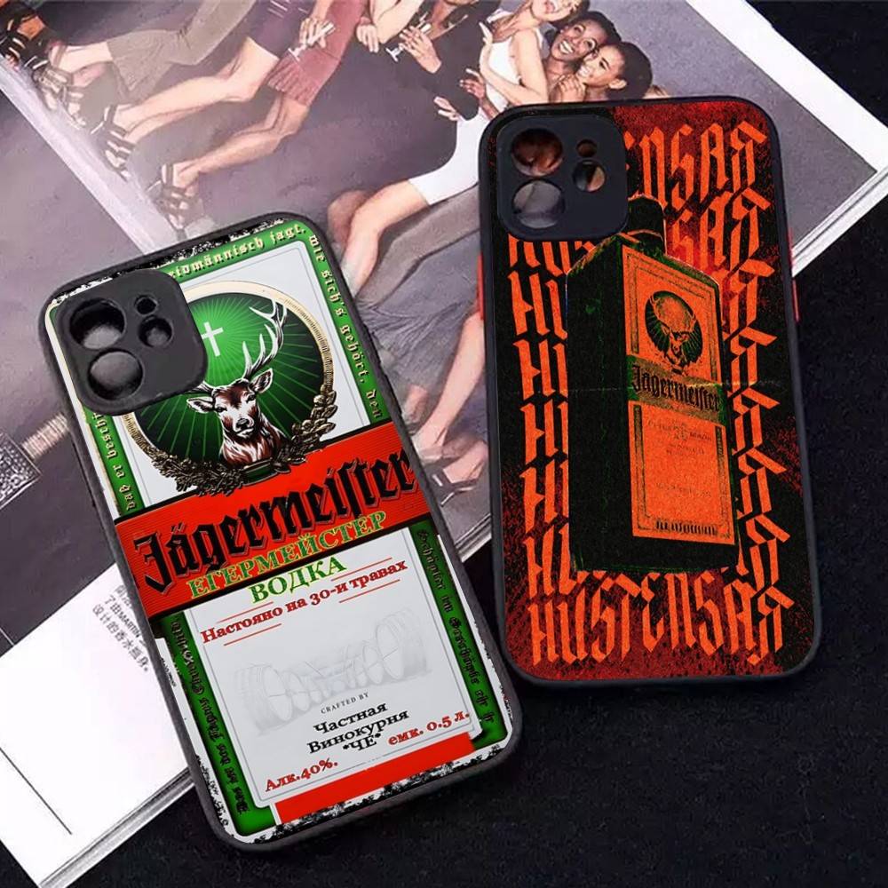 Hi J-Jagermeister Logo Phone Case For IPhone 16 15 14 Plus 15 13 12 11 Pro Max X XS MAX Matte Cover