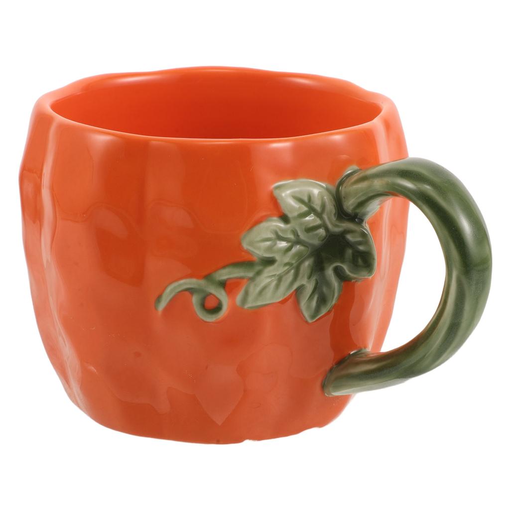 Pumpkin Mug Creative Coffee Cup With Handle Ceramic Cup Spooky Fall Decor For Latte Cappuccino Hot Cocoa Birthdays Men Women