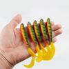 4X Soft Plastic Fishing Lures Environmentally Safe PVC Construction Natural Swimming Motion for Active Predators