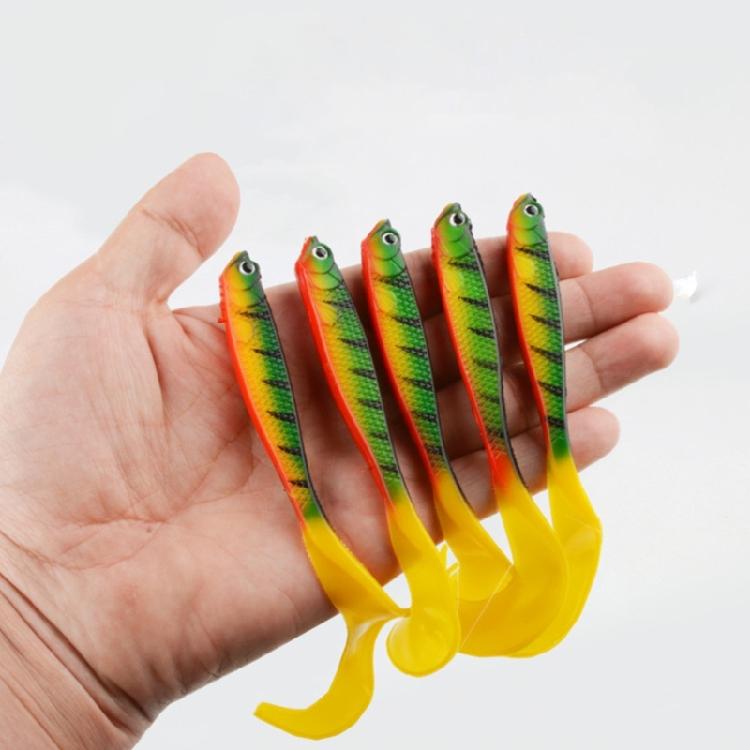 4X Soft Plastic Fishing Lures Environmentally Safe PVC Construction Natural Swimming Motion for Active Predators