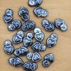 Glazed Ceramic Heart Beads with Vertical Holes for DIY Jewelry and Crafts