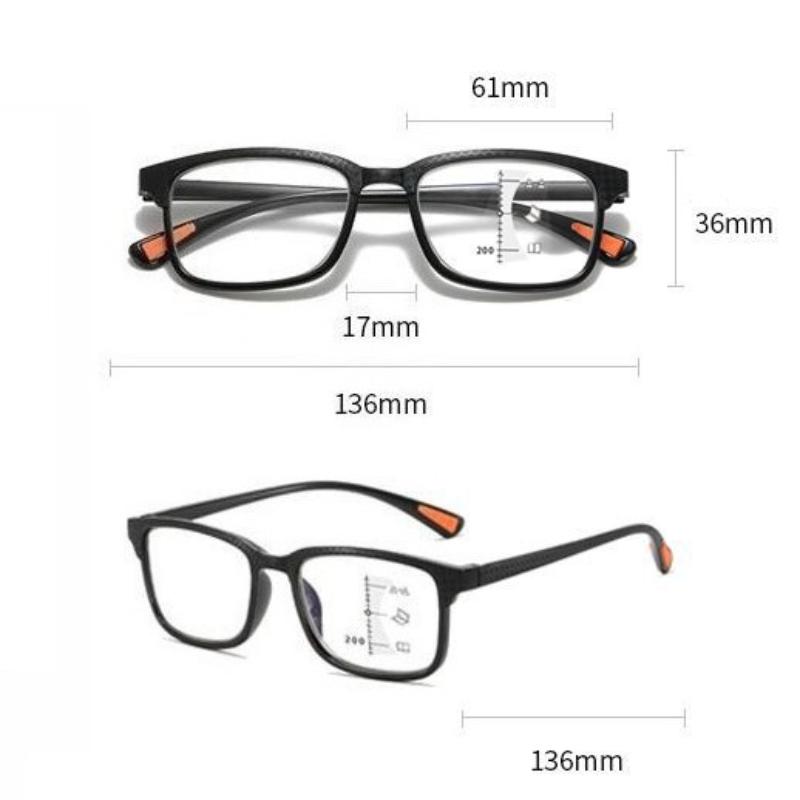 New Stylish Multifocal Photochromic Reading Glasses for Men Women Anti Blue Light Progressive Glasses of View Far and Close