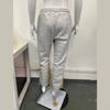 European and American hip-hop street thin drawstring sports pants for men and women