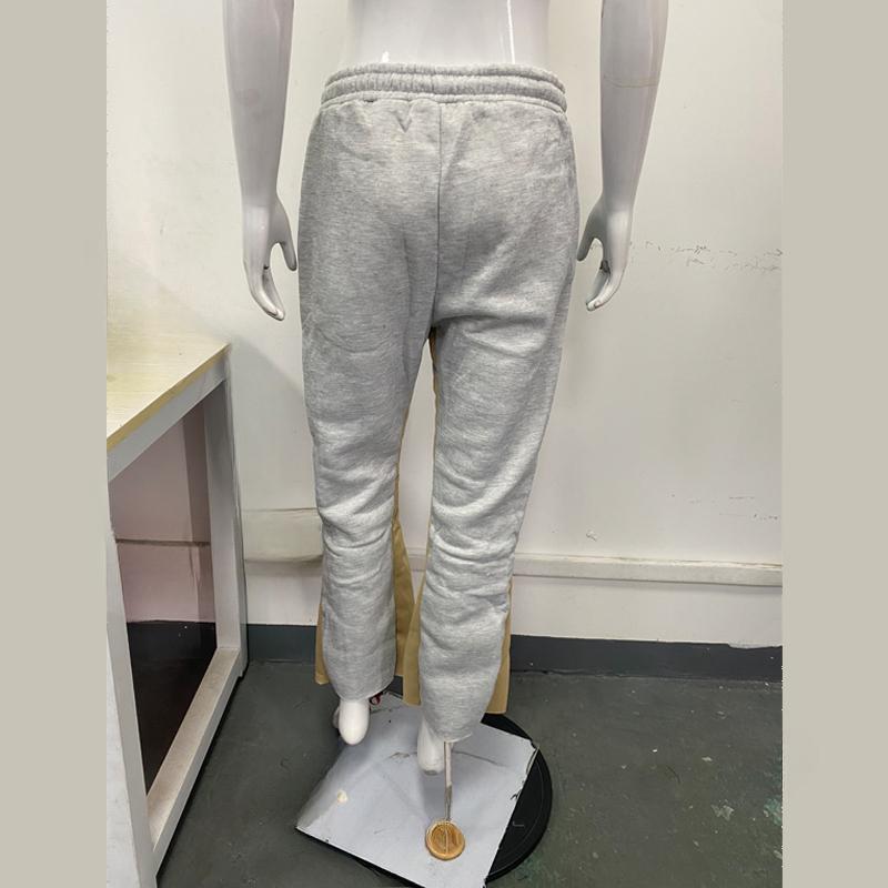 European and American hip-hop street thin drawstring sports pants for men and women