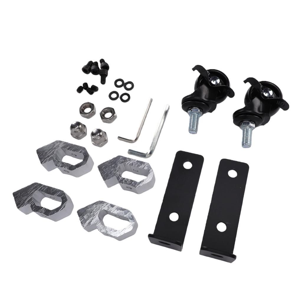 Dual Front Wheels Fit for   Toolbox and Accessories 200lbs Load Capacity 360 Degree Rotation Toolbox Front Caster Wheel