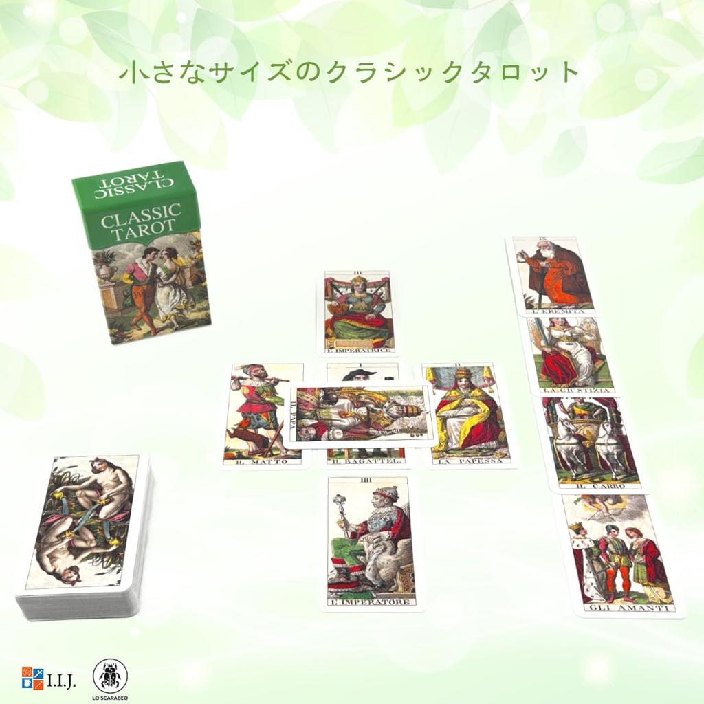 78 Tarot Cards Miniature Tarot Fortune Telling Tarot Mini Japanese Instruction Manual Included [Classic MINI] [Genuine Product]
