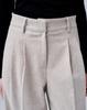 Odeupeulejenteu Lumina Pleated Herringbone Pants