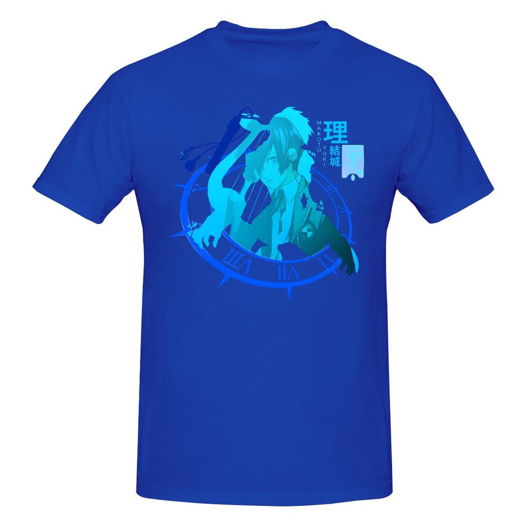 Lustiges Makoto Yuki Held Persona Unisex Gedrucktes T-Shirt Unisex T-Shirt Große Größe