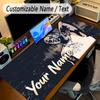 Tapete de Mouse Grande Travis Scott Nome Personalizado Texto Personalizado Tapete de Mesa Antiderrapante Pad para Jogos