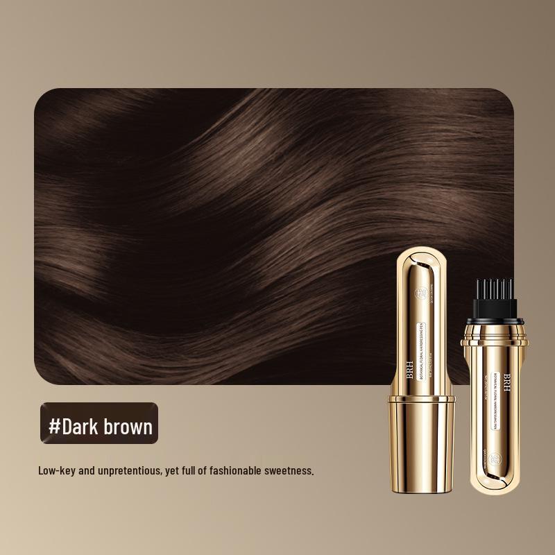 Golden Tube Hair Repair & Concealer Pen: Peptide-Infused, Plant-Based, Disposable White Hair Touch-Up.