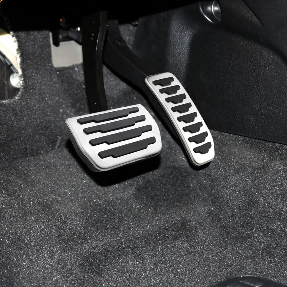 Car Pedals Gas Brake Pedal Foot Rest Pedal Cover for Land Rover Freelander 2 2007-2014 Stainless Steel Protector Accessories
