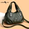 Women's Bags, European and American New Middle-aged Women's Handbags, Retro All-match Multi-layer Large-capacity One-shoulder Messenger Bag
