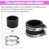 Intake Manifold Inlet Pipe Kit Replacement For PWK 24Mm 28Mm PE Carburetor Predator 212 224 196Cc 200Cc Engine Coleman Mini Bike CT200U BT200X KT196