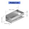 Adhesive Shower Storage Rack Rustproof Shower Storage Unit Adhesive Mount Stand for Bottles and Accessories