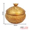 Brass Golden Toad with Lid Sand Gold Rotating Yuanbao Treasure Bowl Wealth-Attracting Front Desk Entrance Living R