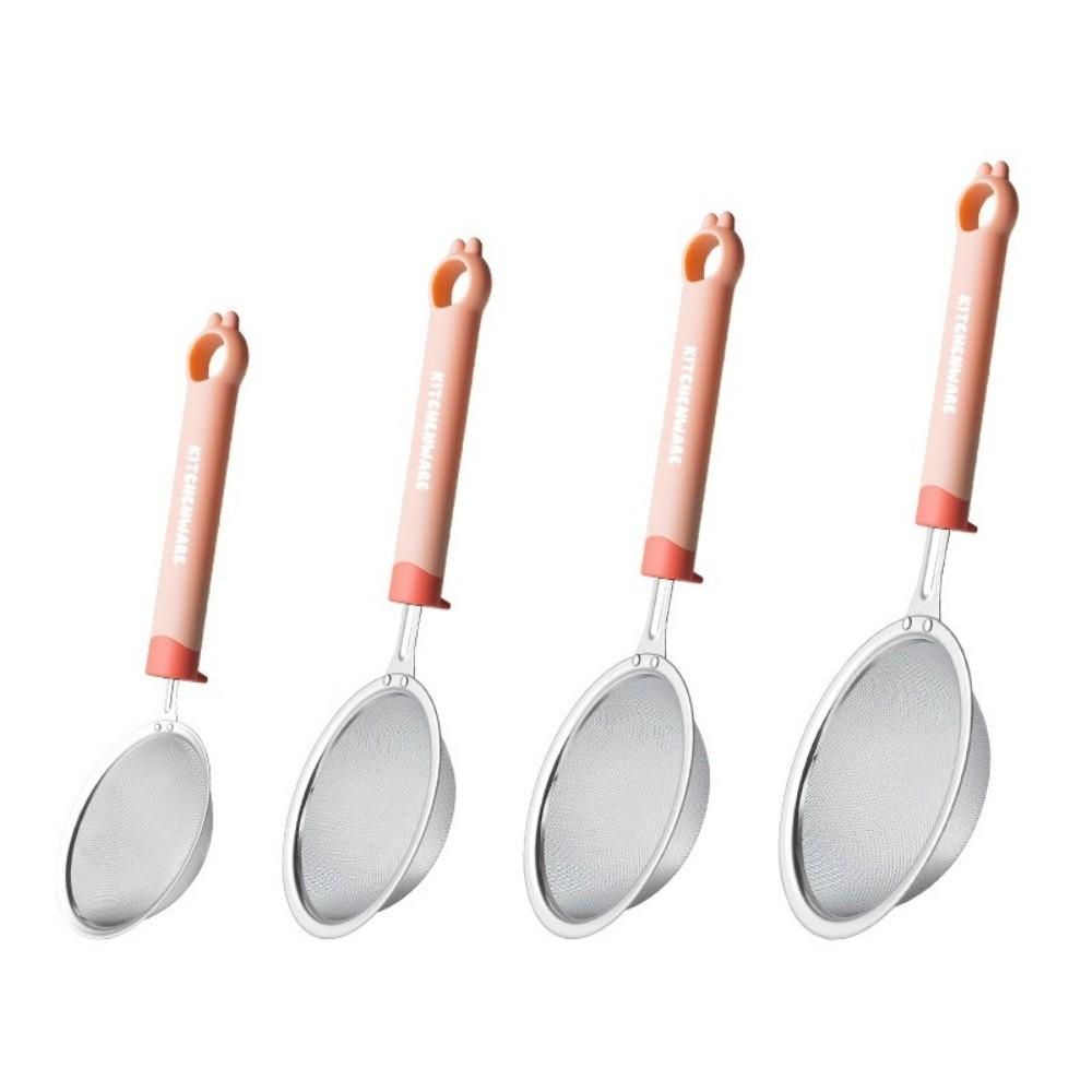 Easy to Clean Matcha Sifter Stainless Steel Cocktail Sieve Portable Food Sifters  for Kitchen