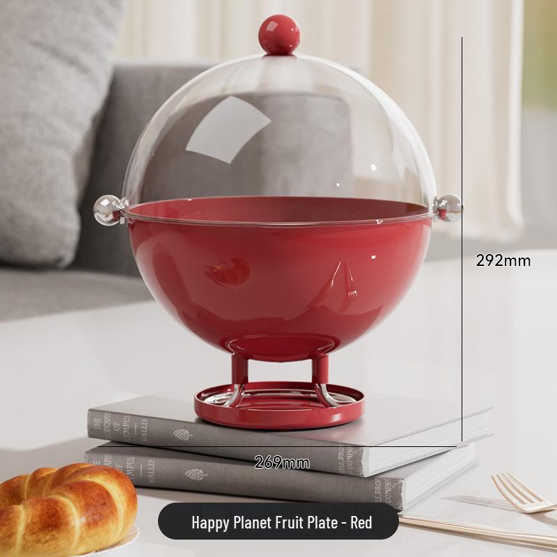 Elegant Fruit & Snack Bowl with Drainage - Perfect for Living Room Decor and Storing Dried Fruits & Candy