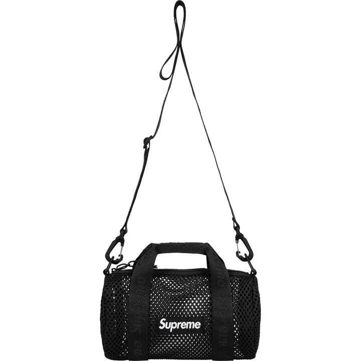 Мини-сумка-даффл Supreme из сетки Черная (25СС) One-Size