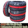 ISGTDRM Lot Car Spare Tire Cover Auto Wheel Tire Storage Bags Dustproof Protective Cover Car Styling Vehicle Tyre Accessories