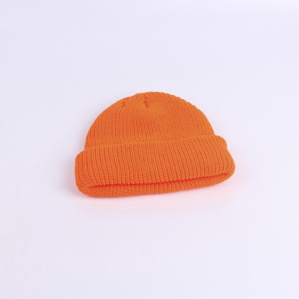 Cold Hat Men's Autumn and Winter New Wool Hat Street Fashion Landlord Hat Korean Short Knitted Melon Leather Hat European and American