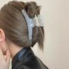 1/2pcs/Set Women's Elegant Sweet Bow Polka Dot Large Hair Claw Clips,For Women's Daily Use,Valentine's Day