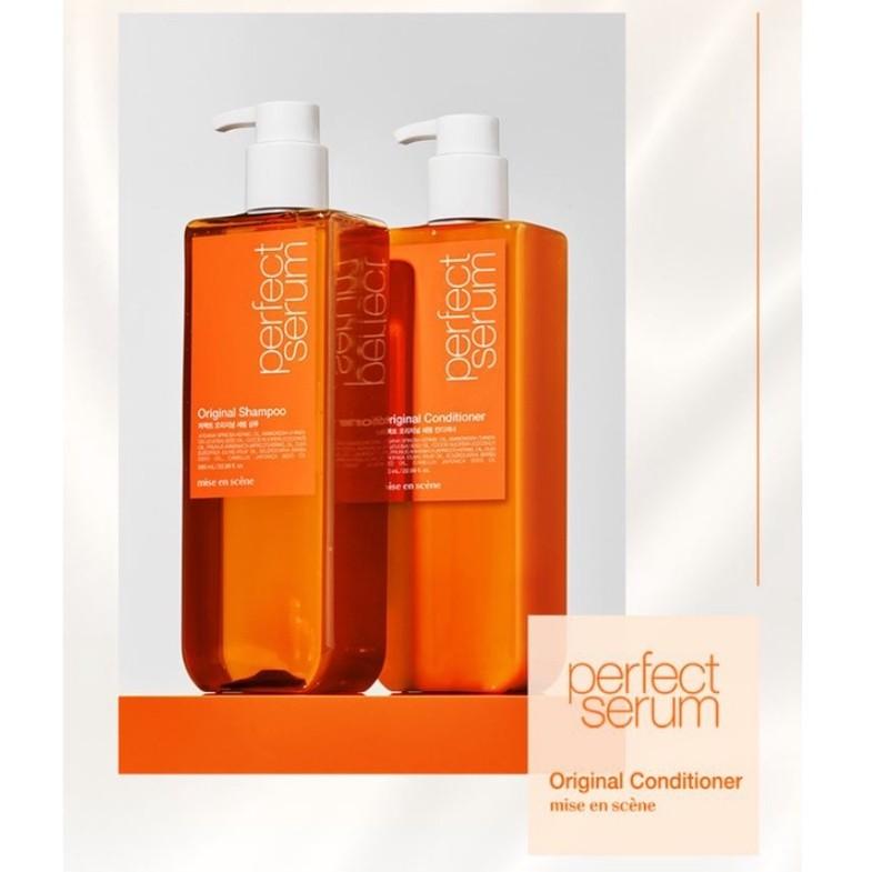 Mise En Scene Perfect Serum Original Shampoo + Condicionador 680ml X 2 Conjunto