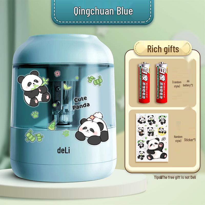 

Автоматическая электрическая точилка для карандашей Deli - Двойное питание для начальных и эскизных карандашей No-4cm-4cm