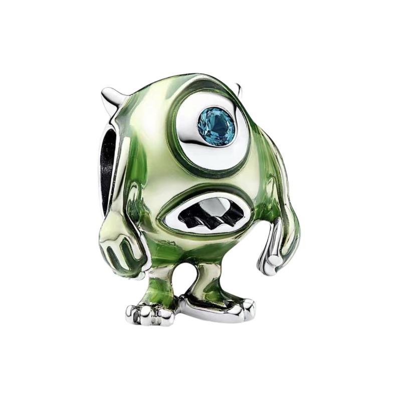 Fit Original 100% Copper New Robot Minnie Mickey Mouse Jumping Tiger Charms Beads Necklace For Women Jewelry