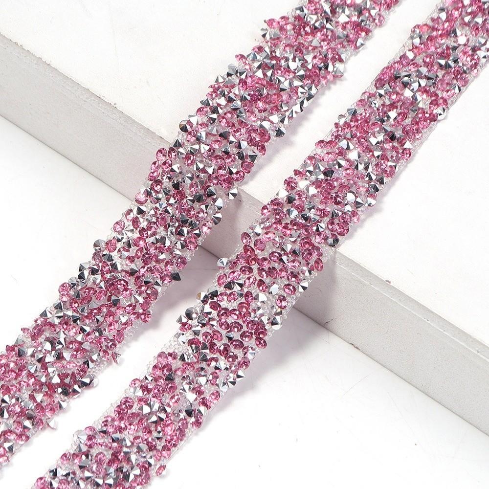 Decorations Trim Self Adhesive Chains Garment Accessories Resin Zirconia Chains Hairpin Decoration