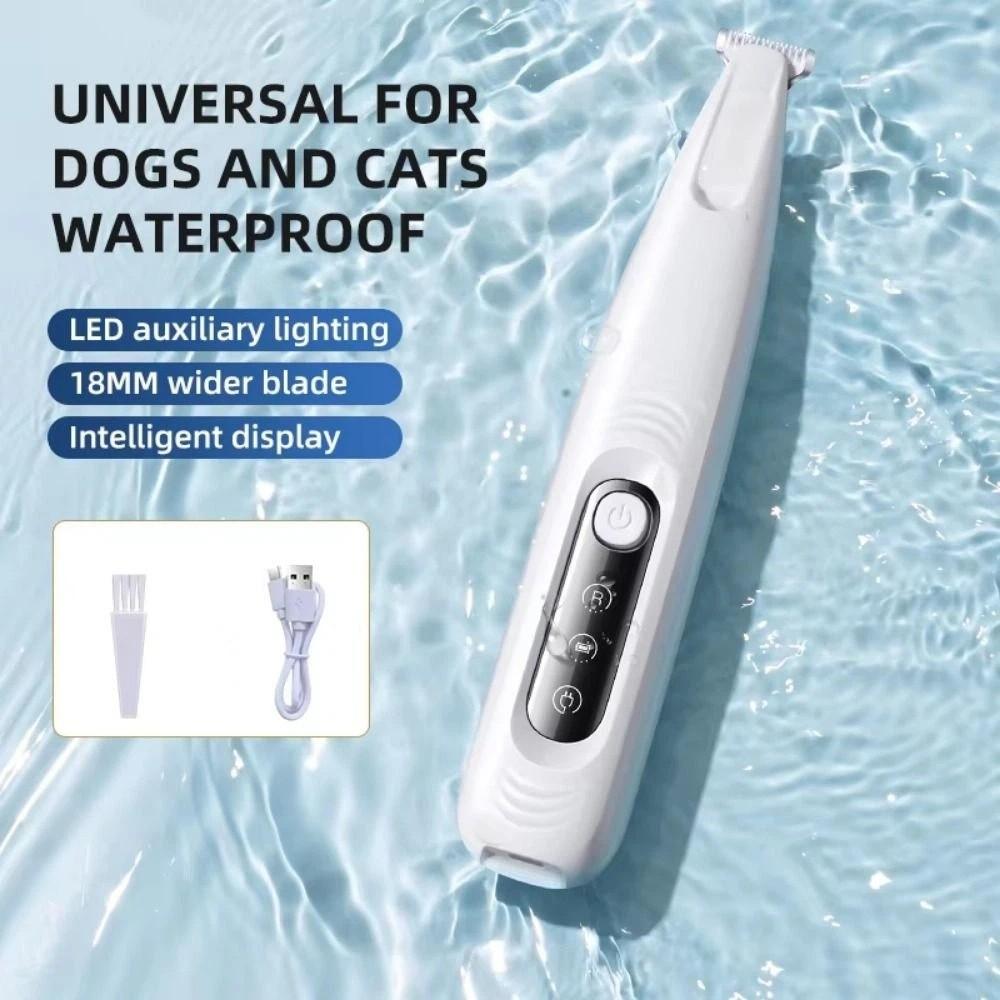 USB Rechargeable Pet Electric Push Clippers Cordless Dog Clippers for Grooming  Dogs Haircut
