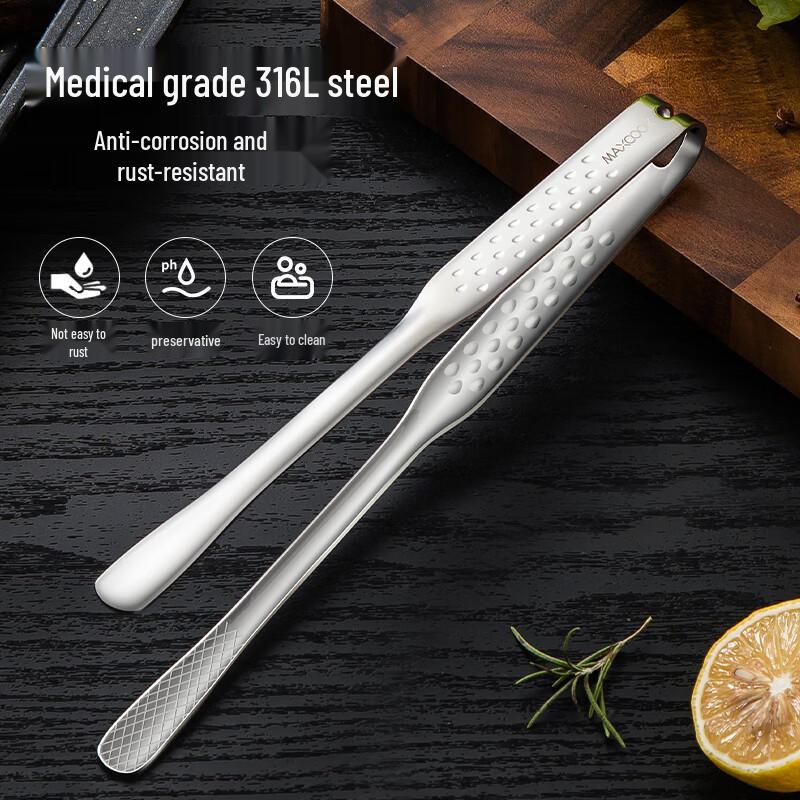 maxcook Lebensmittelzange aus Edelstahl