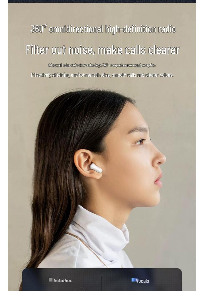 5.4 True Wireless Noise-Cancelling Earbuds with Long Battery for Sports & Gaming